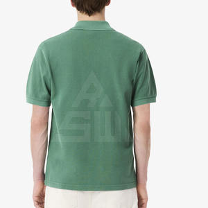 T-shirt à manches courtes en tricot uni pour homme de qualité supérieure avec tissu respirant et à séchage rapide pour un style quotidien - Product Image 2