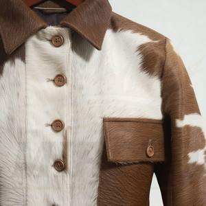 Nouvelles vestes en cuir de vache, cuir véritable de qualité supérieure pour hommes, veste d'hiver, cuir pleine fleur, veste pour hommes avec broderie personnalisée - Product Image 4