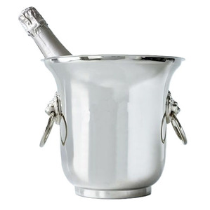 Enfriador de vino de aluminio fundido de calidad superior, barra de champán, artículos de Metal hechos a mano, 2 botellas, enfriadores de vino, cubos de hielo - Product Image 3