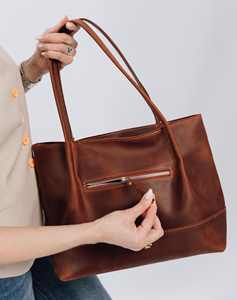 Sac fourre-tout de mode de luxe femmes en cuir véritable sac à main à bandoulière grande capacité sac à main pour LTB-0230 de bureau - Product Image 4