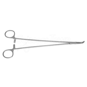 Forceps Meeker à angle droit, 11 pouces, en acier inoxydable, instrument chirurgical pour interventions vasculaires - Product Image 3