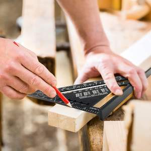 Équerre triangulaire double échelle en alliage d'aluminium de 7 pouces, haute précision, pour traçage de lignes et charpente, pour <span class=keywords><strong>menuisier</strong></span> - Product Image 5