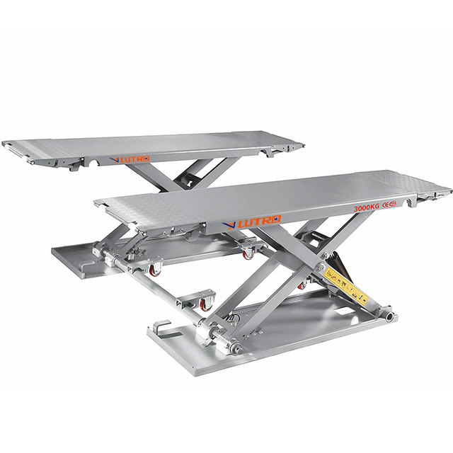 3T Electrical Super Thin Scissor Lift Mid-Rise Movable Auto Scissor Elevator Lifter