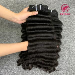 Venta al por mayor pelo crudo Genius trama suelta onda profunda 100% pelo crudo vietnamita vendedores de pelo crudo - Product Image 4