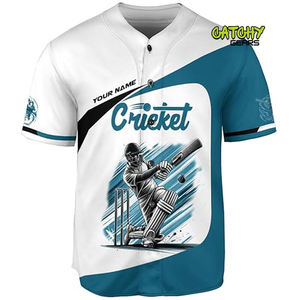 Jersey de cricket de manga corta hecho a medida unisex, nuevo diseño a precio - Product Image 2