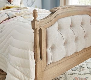 Giường Gỗ Tếch Vua Kích thước nền tảng GIƯỜNG KHUNG đồ nội thất phòng ngủ Set-Upholstery hiện đại nội thất phòng ngủ - Product Image 3