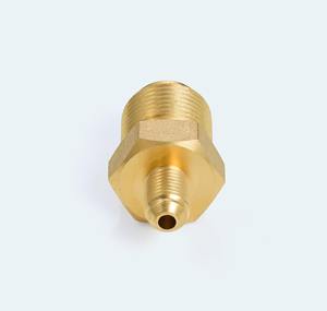 Adaptateur de charge de bouteille de gaz de haute qualité en laiton 5/8-14 à 7/16-20 pour cylindre de gaz de 61 kg, durable, classé 1200 PSI - Product Image 4