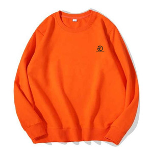 Sudadera de cuello redondo de algodón y poliéster de gran tamaño para hombre, logotipo personalizable, diseño de Top corto transpirable y largo - Product Image 2