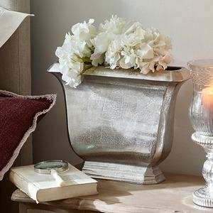Hot <b>Sale</b> Metal Decor <b>Flower</b> <b>Vase</b> Raw Nickel Metal Floor <b>Vase</b> <b>for</b> Home Decor Wedding Party - Product Image 4