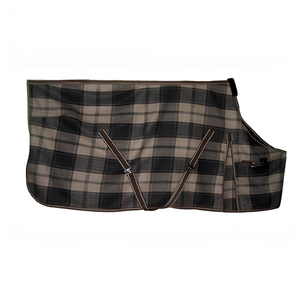 Couverture de tapis de participation de cheval imperméable et respirante de circonférence avant de selle occidentale personnalisée en gros pour l'automne et le printemps - Product Image 2