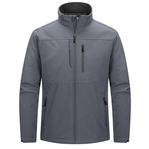 Wholesale Men's Lightweight Softshell <b>Jacket</b> for Outdoor Hiking High Quality Waterproof Warm <b>Fleece</b> <b>Lined</b> Windbreaker - Product Image 1