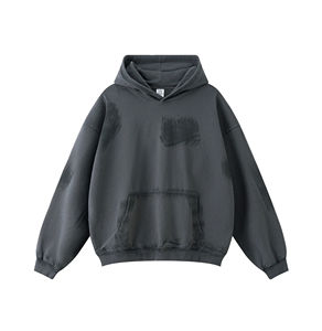 Sweat à capuche imprimé en poudre de 420 g/m², vêtements de sport pour hommes, 100 % coton, sweat à capuche streetwear personnalisé, sweat à capuche OEM, Maanify - Product Image 3