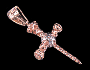 S925 Sterling Silver Minimaliste Moissanite Diamant Croix Pendentif pour Hommes Style Classique Fine Jewelry - Product Image 5