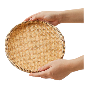 Panier de rangement multiple par produit artisanal tissé en bambou - Product Image 4