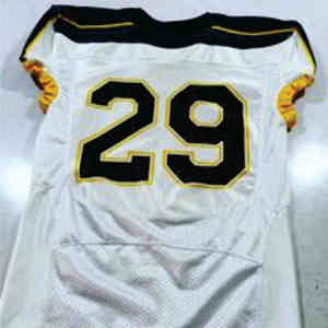 Custom Streetwear Trendy Football Shirt Wholesale Sublimation Design Mesh American Football Jersey - Product Image 3