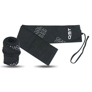 ผ้าห่อความแข็งแกร่งในการยกน้ําหนัก โพลีเอสเตอร์และผ้าฝ้ายทําออกกําลังกายฟิตเนส, ผ้าห่อความแข็งแกร่งสนับสนุนข้อมือพร้อมโลโก้และการออกแบบที่กําหนดเอง - Product Image 3