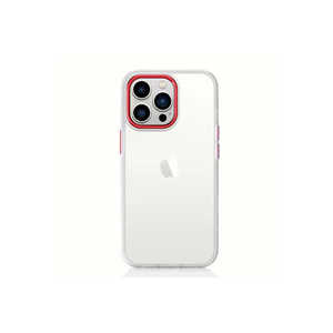 Funda Protectora de Lujo con Acabado Cromado Premium Rojo Serie MRSA para Apple iPhone 13 14 Plus y Max - Product Image 1