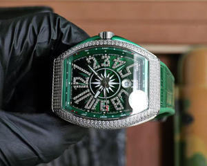 Reloj Deportivo de Lujo de Alta Calidad, Resistente al Agua 5BAR, con Cristal de Zafiro y Correa de Caucho, Diseño Ovalado en Acero Inoxidable - Product Image 4