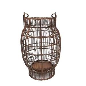 Linterna de Metal colgante hecha a mano moderna, portavelas de luz de té atractivo, Navidad festivo de centro de mesa para el hogar/Oficina - Product Image 1