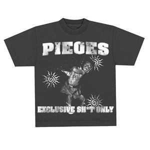 Camiseta Personalizada al por Mayor de Alta Calidad, Estilo Urbano, Impresa con Serigrafía, 180 g/m², 100% Algodón, Cuello en V, Talla Grande, Transpirable, con Logotipo Personalizado - Product Image 1