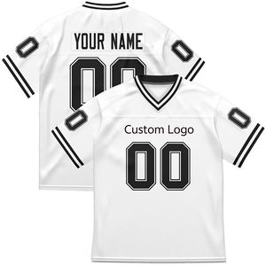 Uniforme Deportivo Personalizado al por Mayor, Camiseta de Fútbol Americano, Manga Corta de Verano, Unisex, Transpirable, de Secado Rápido - Product Image 4