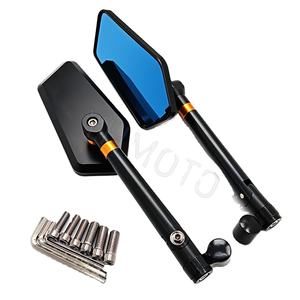 Pour Ducati Suzuki GSR Honda Yamaha <span class=keywords><strong>Triumph</strong></span> KTM Kawasaki pièces de moto CNC en aluminium Motorrad Spiegel rétroviseur - Product Image 1