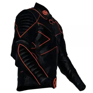 Chaqueta de Cuero Negra Wolverine X-Men - Product Image 2
