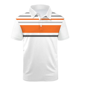 Vente en gros ODM de polos imprimés nouveau modèle pour hommes polos de golf unis brodés avec logo personnalisé à manches courtes - Product Image 6
