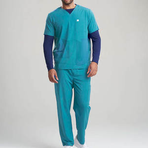 Conjunto de Uniforme Médico de Algodón Elástico Suave y Transpirable para Hombre, Uso Hospitalario, Diseño Ligero y Ecológico, Tela de Alta Calidad y Fácil Cuidado - Product Image 2