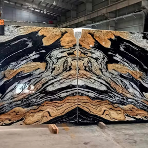 Fusion Gold Diseño moderno Superficie pulida Granito Piedra de losa grande - Product Image 1