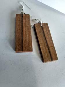 Pendientes de tuerca de diseño de color arcoíris de forma redonda con joyería de oreja de diseñador Vintage de madera de alta calidad pendientes de gota exagerados - Product Image 4