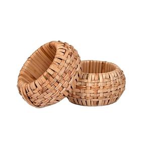 Vente en gros de serviettes de table en rotin pour fête de mariage faites à la main pour un design personnalisé porte-serviettes en rotin pour une utilisation de cadeaux de fête - Product Image 6