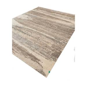 Tapis en laine noué à la main Entropy Ivory, grand format, motif abstrait, pour la décoration de la maison, du salon et du couloir - Reb-1496 - Product Image 2
