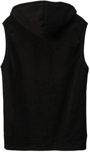 OEM Custom Logo High Quality Cotton Polyester Stylish Streetwear Men's Winter <b>Sleeveless</b> <b>Hoodies</b> Plus Size Essential Hot Sale - Product Image 2