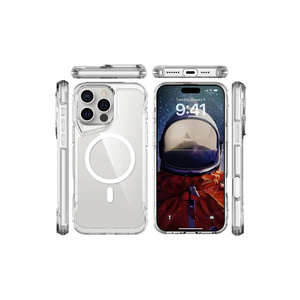 Étui en silicone transparent compatible MagSafe pour Apple iPhone 16 Pro Max, coque arrière antichoc, étui de téléphone en boîte - Product Image 5