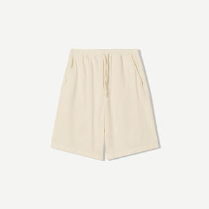 กางเกงขาสั้นลำลองแนวสตรีทพิมพ์ลายพัฟผ้าฝ้ายเฮฟวี่เวทของผู้ชายกางเกงผ้าเดนิมสำหรับผู้ชาย - Product Image 1