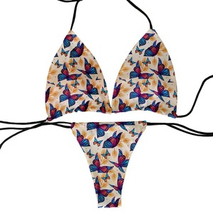 Triangle String Bikinis 2025 licou maillot de bain femmes pastèque Sexy maillots de bain femmes baigneurs bain natation maillot de bain vêtements de plage - Product Image 6