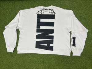 Camisetas de manga larga con estampado de diamantes de imitación de alta calidad, camisetas de hombre personalizadas de doble capa con mangas completas - Product Image 2