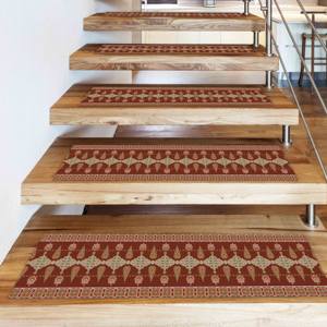 Tapis imprimé au design Kilim, motif ethnique, Navajo, moderne, pour marches d'escalier, Gobelin - Product Image 5