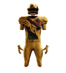 Nueva Llegada Conjuntos de Uniformes de Fútbol Americano para Hombre Personalizados al por Mayor Talla Grande (XL) para Equipos Diseño Sublimado Corto Pakistán - Product Image 3