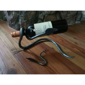Classic Metal <b>Wine</b> Bottle Display <b>Stand</b> in High Demand Black Powder Coated Finished to Get by decor impex - Product Image 4