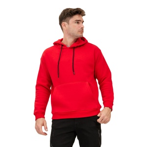 Sudaderas con Capucha de Forro Polar para Hombre, 100% Algodón, Diseño Sólido, Térmicas, con Logotipo Personalizado, Tallas Personalizadas, Servicio OEM, Suministro al por Mayor - Product Image 1