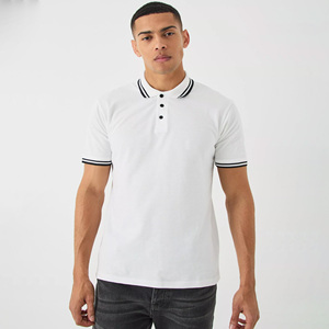 เสื้อโปโลผู้ชายคุณภาพสูงระบายอากาศได้ดี ดีไซน์เรียบง่าย สไตล์คลาสสิกใหม่ ผลิตตามสั่ง เสื้อโปโลลำลองสำหรับผู้ชาย - Product Image 1