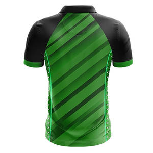 2025 nouvelle mode hommes à manches courtes imprimé pour Polo motif solide tricoté Polyester Sublimation col pour polos - Product Image 2