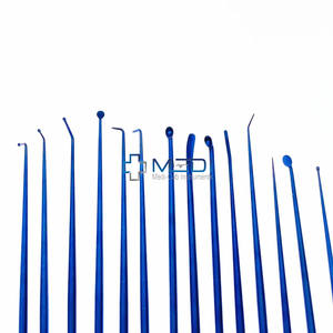 Micro crochet nerveux 21cm Crochet pour vaisseau Micro spatule en titane Dissecteurs Micro Curette Nerf Teardrop Disserctor - Product Image 1