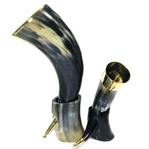 Cuerno Vikingo para Beber, Hecho de Cuerno de Buey Pulido, Ecológico, Diseño Animal, Religioso, Apto para Alimentos, Precio al por Mayor, India - Product Image 3