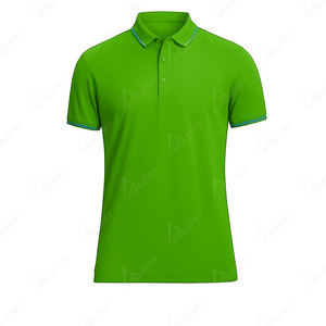 Polo en coton à coupe douce pour hommes Polo de golf à manches courtes confortable, uni, au design personnalisé, pour un usage quotidien - Product Image 2