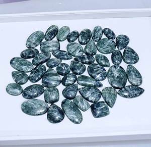 พลอยเซราไฟไนต์ธรรมชาติแบบ100% อัญมณีทรงหลวมละเอียดสำหรับทำเครื่องประดับขายส่ง - Product Image 3