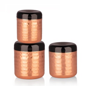 Bocaux en acier inoxydable de haute qualité pour le thé, le sucre, le café, design durable résistant à la rouille pour l'utilisation alimentaire, exportations d'artisanat en acier - Product Image 4