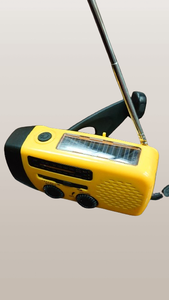 Mini lampe de poche avec générateur de roulement à main, Flash professionnel à 3 Led, Radio d'urgence - Product Image 4